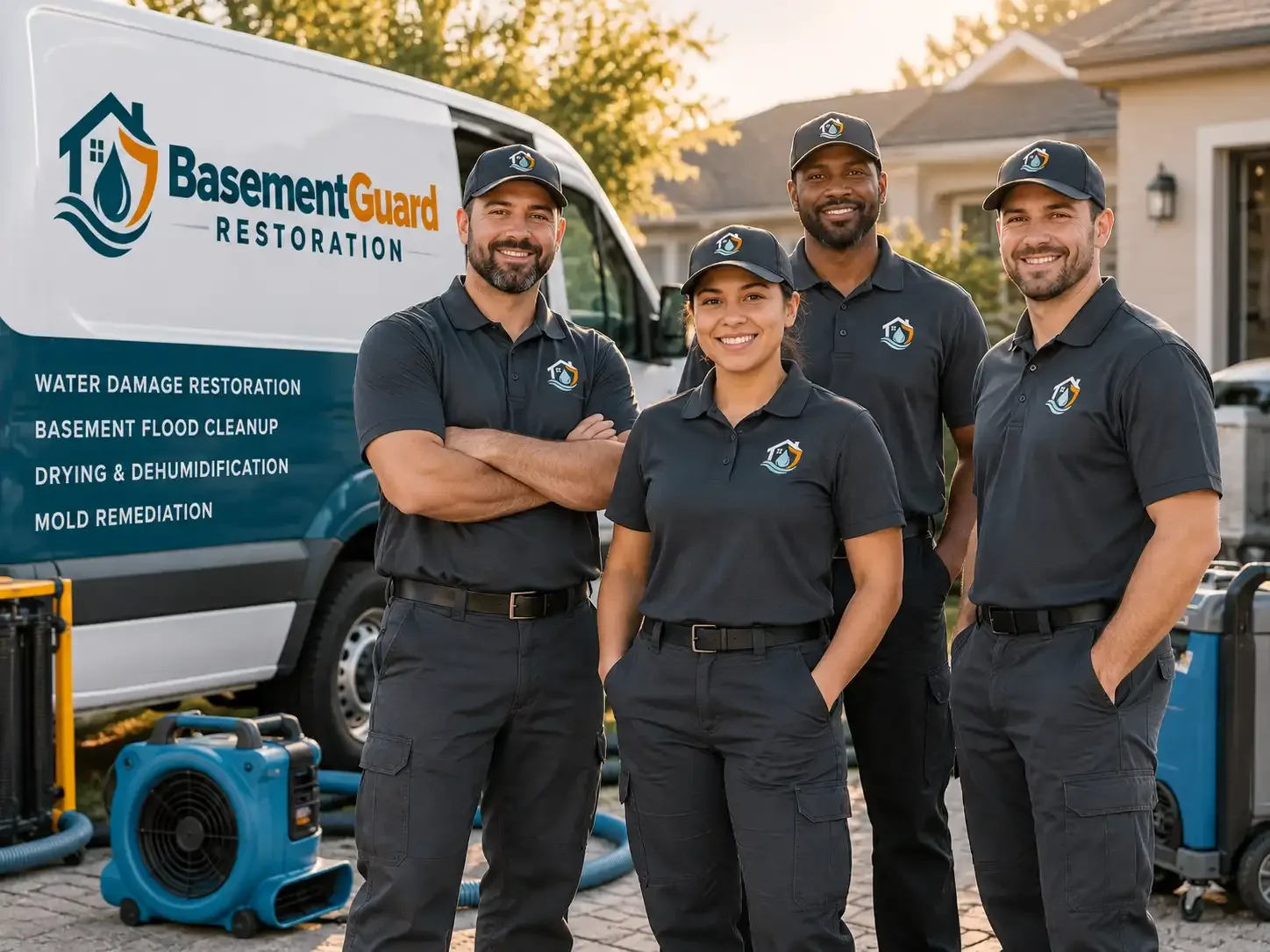 Basement Water Damage Restoration company in Lamoure, ND